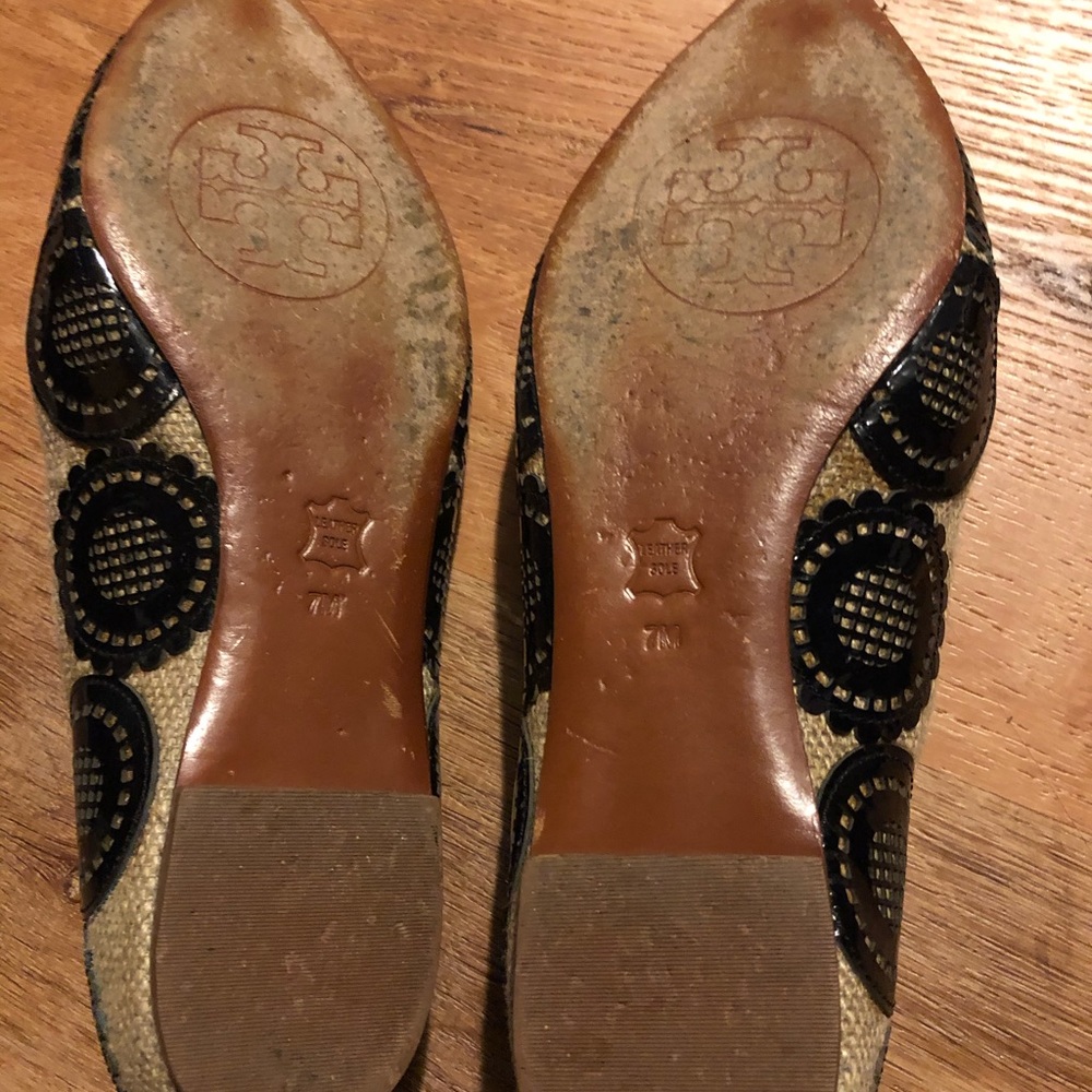 Tory Burch flat leather sole